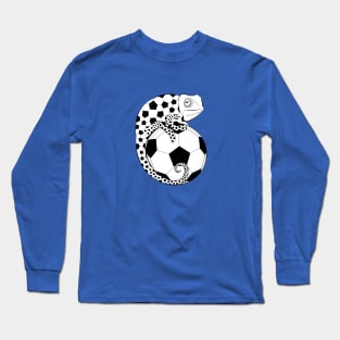 Soccer Chameleon Long Sleeve T-Shirt